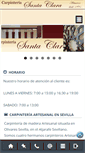 Mobile Screenshot of carpinteriasantaclara.com